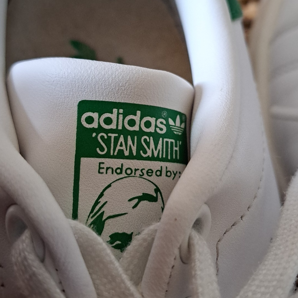 Adidas Unisex Original Stan Smith Athleisure White/Green Leather Sneaker M6/W7.5 - Picture 10 of 10